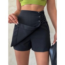 Kuş Gözü Şort Etek S25819