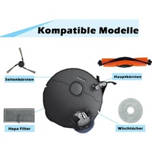 Luxuriles X40 Ultra Complete, S30 Pro Robot Süpürge Ana Yan Fırça Filtreleri Paspas Bezi Toz Torbaları (Yurt Dışından)