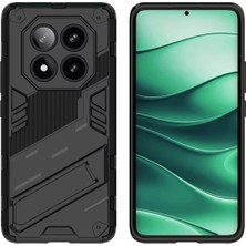 Microcase Xiaomi Redmi Poco X7/xiaomi Redmi Note 14 Pro 5g Matrix Serisi Armor Standlı Perfect Koruma Kılıf - Siyah AL3416