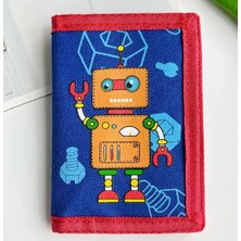 TrendyChic Robot Desenli Çocuk Cüzdan