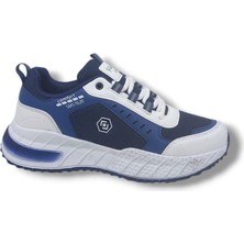 Zerhan 7620  Lacivert Bağcıklı File Spor Ayakkabı