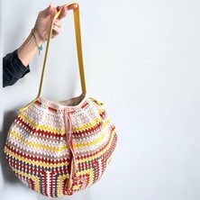 Dokun Store, Kadın Çanta, Kadın Omuz Çantası, Bohem Çanta, Tasarım Çanta, El Örgüsü Çanta, Kova Çanta, Kadın Çantası, Günlük Çanta, Kadın Aksesuar