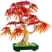 LEGO® Botanicals Japon Kırmızı Akçaağaç Bonsai Ağacı 10348 - Yetişkinler Için Dekoratif Yapım Seti (474 Parça)