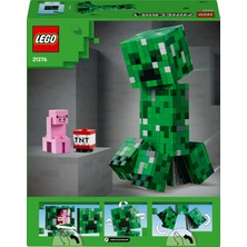 LEGO® Minecraft® Creeper™ 21276 - 10 Yaş ve Üzeri Çocuklar Için Aksiyon Figürü Içeren Yaratıcı Oyuncak Yapım Seti (665 Parça)