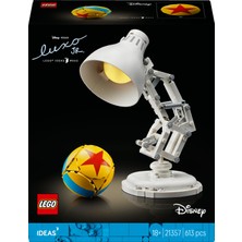 LEGO® Ideas | Disney Pixar Luxo Jr. 21357 - Yetişkinler Için Koleksiyonluk Sergileme Modeli Yapım Seti (613 Parça)