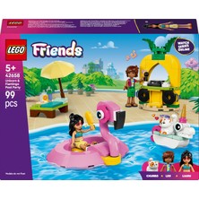 LEGO® Friends Tek Boynuzlu At ve Flamingo Havuz Partisi 42658 - 5 Yaş ve Üzeri Çocuklar Için Oyuncak Yapım Seti (99 Parça)