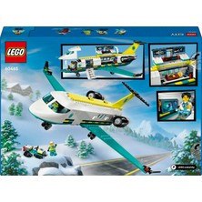 LEGO® City Acil Hava Ambulans Uçağı 60465 - 6 Yaş ve Üzeri Çocuklar Için Kar Motosikleti Içeren  Oyuncak Yapım Seti (403 Parça)