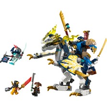 LEGO® Nınjago® Rogue’un Robot Ejderha Binicisi 71843 - 8+ Çocuklar Için 4 Minifigür Içeren Yaratıcı Oyuncak Yapım Seti (584 Pr)