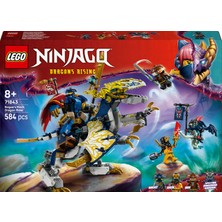 LEGO® Nınjago® Rogue’un Robot Ejderha Binicisi 71843 - 8+ Çocuklar Için 4 Minifigür Içeren Yaratıcı Oyuncak Yapım Seti (584 Pr)