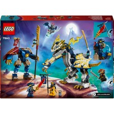LEGO® Nınjago® Rogue’un Robot Ejderha Binicisi 71843 - 8+ Çocuklar Için 4 Minifigür Içeren Yaratıcı Oyuncak Yapım Seti (584 Pr)