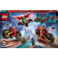 LEGO® Nınjago® Ninja Savaş Aracı 71844 - 8 Yaş ve Üzeri Çocuklar Için Minifigür Içeren 3’ü 1 Arada Oyuncak Yapım Seti (561 Pr)