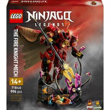 LEGO® Nınjago® Ateş Şövalyesi Robotu 71846 - 14 Yaş ve Üzeri Çocuklar Için Minifigür Içeren Yaratıcı Oyuncak Yapım Seti (996 Pr)