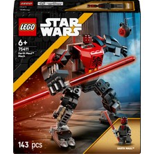 LEGO® Star Wars: Klon Savaşları Darth Maul™ Robotu 75411 - 6 Yaş ve Üzeri Çocuklar Için Yaratıcı Oyuncak Yapım Seti (143 Parça)