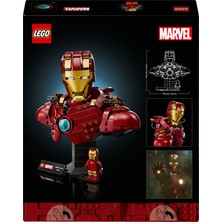LEGO® ǀ Marvel Iron Man Mk4 Büstü 76327 - Yetişkinler Için Minifigür Içeren Yaratıcı Yapım Seti (436 Parça)