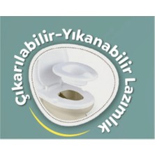 Dolu Nuve Eğitici Lazımlık Bej-Beyaz