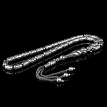 925 Ayar Gümüş Kapsül Kesim Fizyon Tesbih Model 4