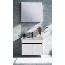 Sözcan Group Dicle Tk. (Asma Alt+Üst+Lavabo) Beyaz 65 cm
