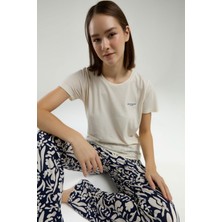 Pierre Cardin 8973 Kadın Kısa Kol Pijama Takım