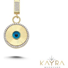 Nazar Boncuklu Altın Kolye Ucu AH48