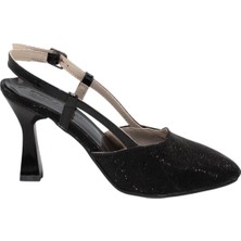 Celira Siyah Kadın 8 cm Topuklu Ayakkabı