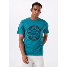 Columbia Csc Button Badge Erkek Kısa Kollu Tişört CS0387