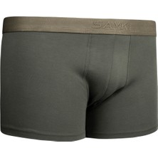 Haki Pamuklu Boxer