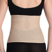 Erkamed Medikal Abdominal Korse 1. Derece Ameliyat ve Doğum Sonrası Misinalı Kumaş 4 Cırt 26 cm