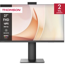 THOMSON M27FB7C14V Supreme Business Monitor 27" Fhd 100Hz 1920 x 1080 Pop-Up Camera