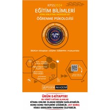 2025 KPSS Eğitim Bilimleri Öğrenme Psikolojisi Konu Anlatımlı E-K