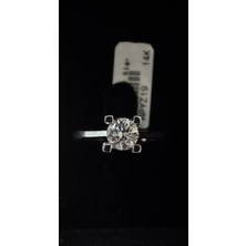 0.30 Karat E/VS1 Premium Pırlanta Tektaş Yüzük - Lab Grown Elmas - Altın Yüzük