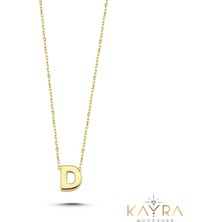 Sade D Harfi Altın Kolye BM112