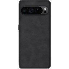 Microcase Google Pixel 9 Pro Için Luxury Leather Series Deri Desenli Plastik Koruma Kılıf - AL8125