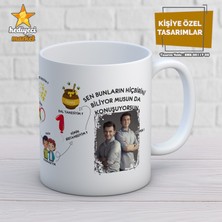 Prens Karakter Temalı Beyaz Kupa Bardak - HMK-00117-07 ve HMK-00117-08