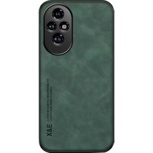 Microcase Honor 200 Için Luxury Leather Series Deri Desenli Plastik Koruma Kılıf - AL8125