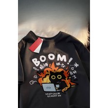 Siyah Boom Keep Calm & Carry On Unisex T-Shirt