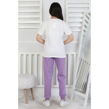 %100 Pamuk Yazlık Kısa Kollu Terletmeyen Yumuşak Kumaşlı Kız Çocuk Pijama Takımı