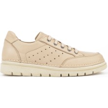 Ziya, Kadın Hakiki Deri Sneaker 1511035Z6203 Bej