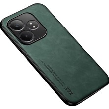 Microcase Realme GT6T/GT Neo 6 Se Için Luxury Leather Series Deri Desenli Plastik Koruma Kılıf - AL8125