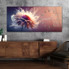 Marpanya Yatay Saatli Yandan Sanat Temalı Cam Tablo YSYS282