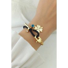 ÇLK Accessories İp Yonca Bileklik TRBILEK7981
