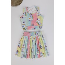 Pliseli Şortlu Etek Spor Takım Unicorn