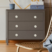 Es-Al Esal Yıldız Düğme Kulp - Beyaz / Altın