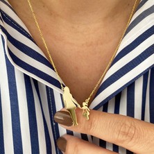 Simurg Jewellery Gümüş Anne Kız Kolye