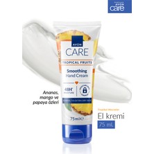 Avon Care Tropical Fruits Ananas, Mango ve Papaya Özlü El Kremi 75 Ml. Ikili Set