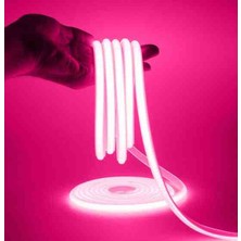 CT-4455 12 V Neon LED Hortum Pembe Renk