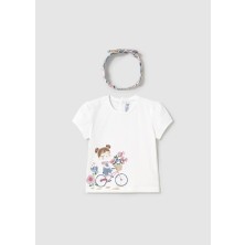 Mayoral Kız Bebek Tshirt Bandanalı 1044 6/48 Ay