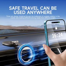 Katlanabilir 360° Dönebilen Ultra Süper Manyetik Araç Içi Telefon Tutucu
