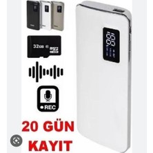Powerbank Ses Kayıt Cihazı 20 Gün Kayıt