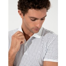 Cacharel Erkek Beyaz Polo Yaka T-Shirt 50230522-VR013