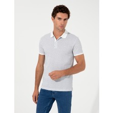 Cacharel Erkek Beyaz Polo Yaka T-Shirt 50230522-VR013